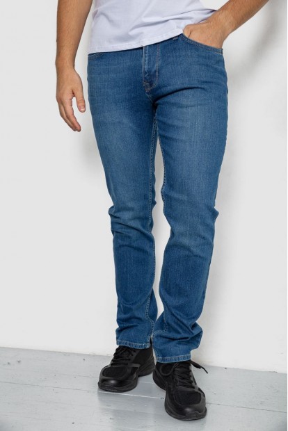 Джинси чоловічі однотонні  -уцінка, колір синій, 247R1087-U-2