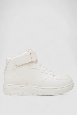 Кроссовки женские зимние на меху, цвет белый, 248RAJ01