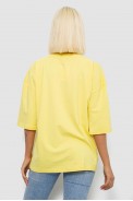 Футболка женская с принтом, цвет желтый, 244R2029-5 - фото № 3