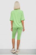 Костюм домашний женский с принтом, цвет салатовый, 257R738 - фото № 3