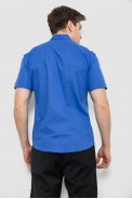 Сорочка чоловіча з принтом, колір синій, 214R7026 оптом - фото № 3