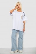 Футболка женская с принтом, цвет белый, 244R2514 - фото № 1