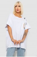 Футболка женская с принтом, цвет белый, 244R2514 - фото № 0