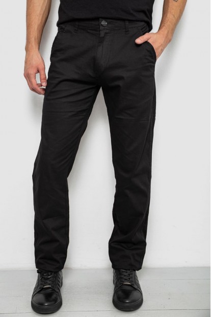 Брюки мужские классические, цвет черный, 243RY352