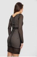 Платье женское на подкладке  -уценка, цвет черный, 230R326-U-1 - фото № 3