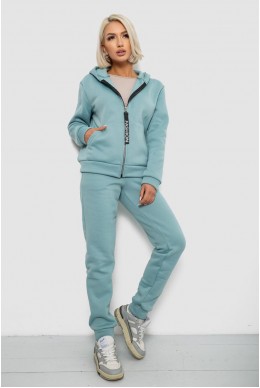 Спортивный костюм женский на флисе, цвет оливковый, 257R86-1