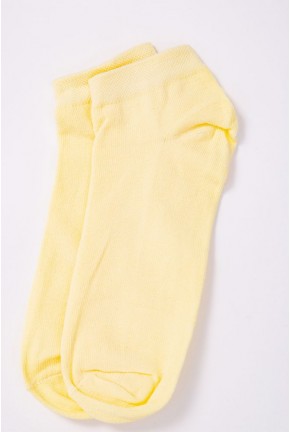 Жіночі короткі шкарпетки жовтого кольору 151R5066