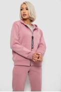 Спортивный костюм женский на флисе, цвет розовый, 257R86-1 - фото № 1