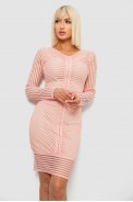 Сукня жіноча на підкладці  -уцінка, колір персиковий, 230R326-U-2 - фото № 0