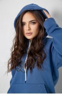 Спортивний костюм жіночий  -уцінка, колір джинс, 244R4236-U-9 - фото № 4