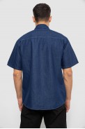 Рубашка мужская джинсовая  -уценка, цвет синий, 129RT-16-U оптом - фото № 3