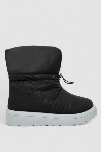 Дутики женские зимние на меху  -уценка, цвет черно-серый, 248RFM300-U