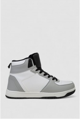 Кросівки чоловічі зимові на хутрі  -уцінка, колір біло-сірий, 248RH1070-U-2