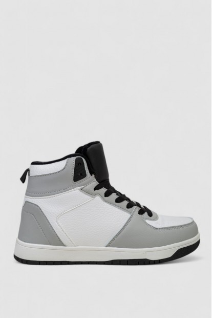 Кросівки чоловічі зимові на хутрі  -уцінка, колір біло-сірий, 248RH1070-U-2