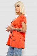 Футболка женская с принтом, цвет оранжевый, 244R3004 - фото № 2