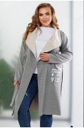 Кардиган женский, цвет серый, 257R5012 - фото № 1