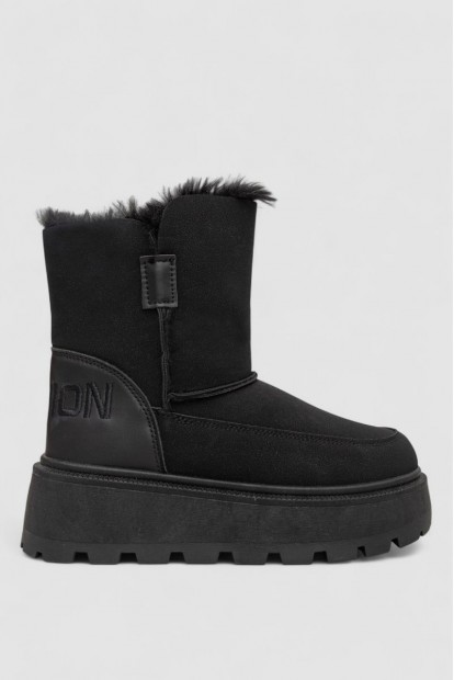 Уггі жіночі зимові на хутрі, колір чорний, 243R-A