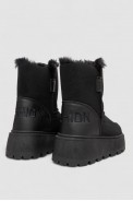 Угги женские зимние на меху, цвет черный, 243R-A - фото № 3