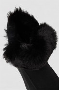 Угги женские зимние на меху, цвет черный, 243R-A - фото № 5
