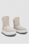 Угги женские зимние на меху, цвет светло-серый, 243R-A - фото № 2