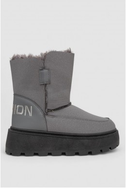 Уггі жіночі зимові на хутрі, колір сірий, 243R-A