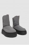 Уггі жіночі зимові на хутрі, колір сірий, 243R-A оптом - фото № 2