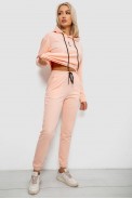 Спортивный костюм женский двухнитка  -уценка, цвет персиковый, 214R1419-001-U-7 - фото № 2