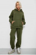 Спортивный костюм женский на флисе, цвет хаки, 247R2020-5 - фото № 0