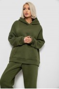 Спортивный костюм женский на флисе, цвет хаки, 247R2020-5 - фото № 1