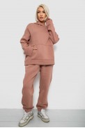 Спортивный костюм женский на флисе, цвет пудровый, 247R2020-5 - фото № 0
