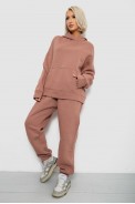 Спортивный костюм женский на флисе, цвет пудровый, 247R2020-5 - фото № 2