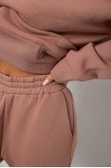 Спортивный костюм женский на флисе, цвет пудровый, 247R2020-5 - фото № 4