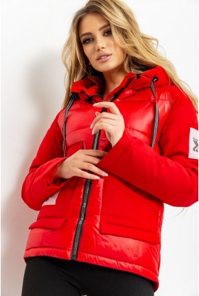 Куртка женская демисезонная, цвет красный, 198R2803