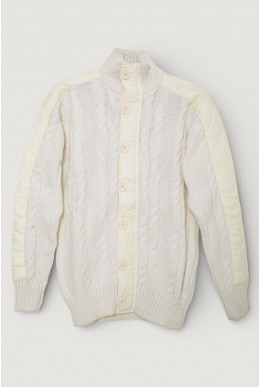 Кофта чоловіча на ґудзиках  -уцінка, колір молочний, 214R50519-U