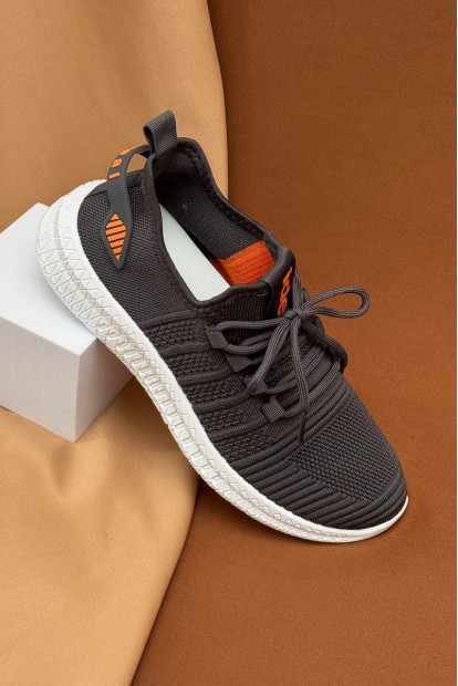 Кроссовки мужские текстиль, цвет темно-серый, 243RF68-1