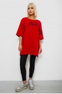 Футболка жіноча з принтом, колір червоний, 244R2007 - фото № 1