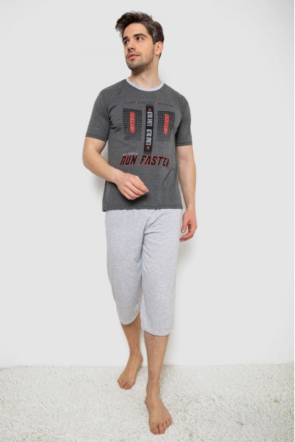 Пижама мужская  -уценка, цвет серый, 243R6204-U