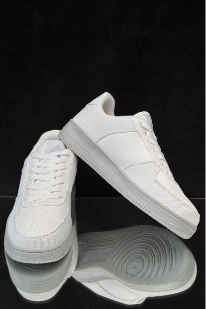 Кроссовки мужские текстиль  -уценка, цвет бело-серый, 248RCX1610-U