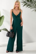 Комбинезон женский, цвет зеленый, 257R370 - фото № 0
