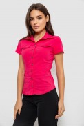 Сорочка жіноча однотонна  -уцінка, колір рожевий, 230R068-1-U-335 - фото № 2