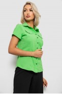 Сорочка жіноча однотонна  -уцінка, колір салатовий, 230R068-1-U-338 оптом - фото № 2