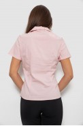 Сорочка жіноча однотонна  -уцінка, колір світло-рожевий, 230R068-1-U-337 оптом - фото № 3