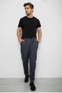 Спортивные штаны мужские на флисе, цвет серый, 238R135 - фото № 1