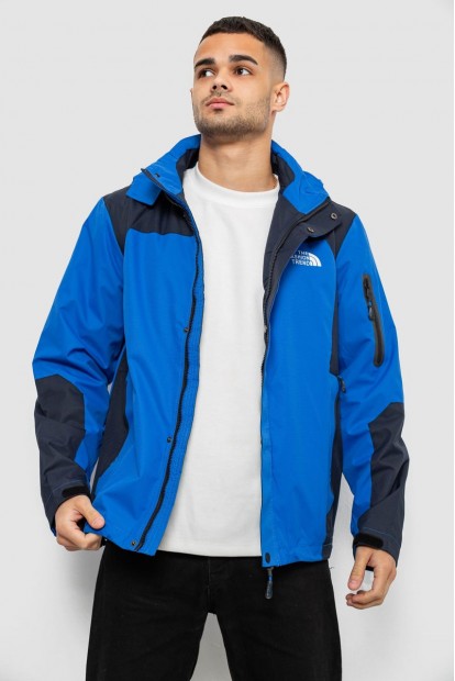 Вітровка чоловіча з принтом 244R2512, колір Синій