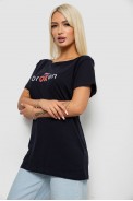 Футболка женская с принтом, цвет синий, 244R2322-5 - фото № 2