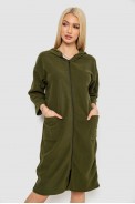 Халат жіночий на блискавці, колір хакі, 238R322 - фото № 0