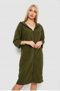Халат жіночий на блискавці, колір хакі, 238R322 - фото № 2