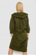 Халат жіночий на блискавці, колір хакі, 238R322 - фото № 3