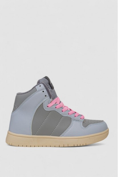 Кроссовки женские зимние на меху  -уценка, цвет серо-голубой, 248RH1060-U-13