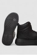 Кеды женские на меху, цвет черный, 248RK07 - фото № 4